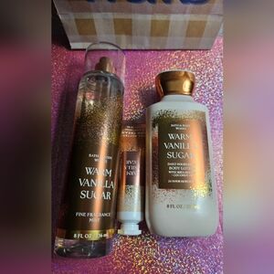 Bath & Body Works Warm Vanilla Sugar Trio